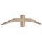 Ekena Millwork Bellingham Smooth Timber Gable Bracket, Douglas Fir, 60"W x 10"H x 3 1/2"D x 3 1/2"F, 4/12 Pitch GBW060X10X0404BEL00SDF - alternate 5